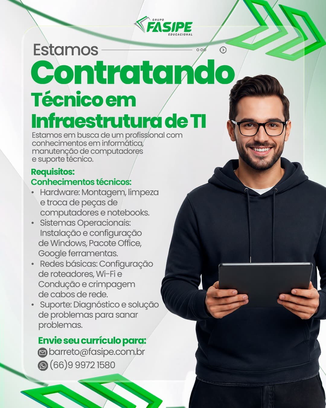 Imagem da vaga Técnico em Infraestrutura de TI