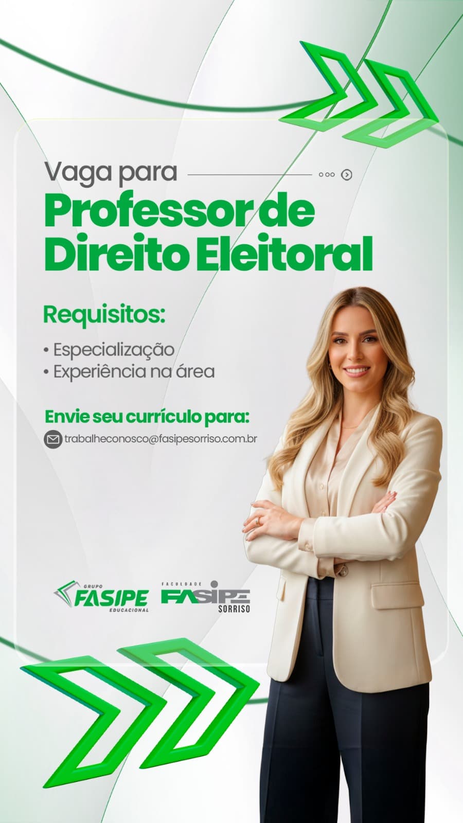 Imagem da vaga Professor de Direito Eleitoral