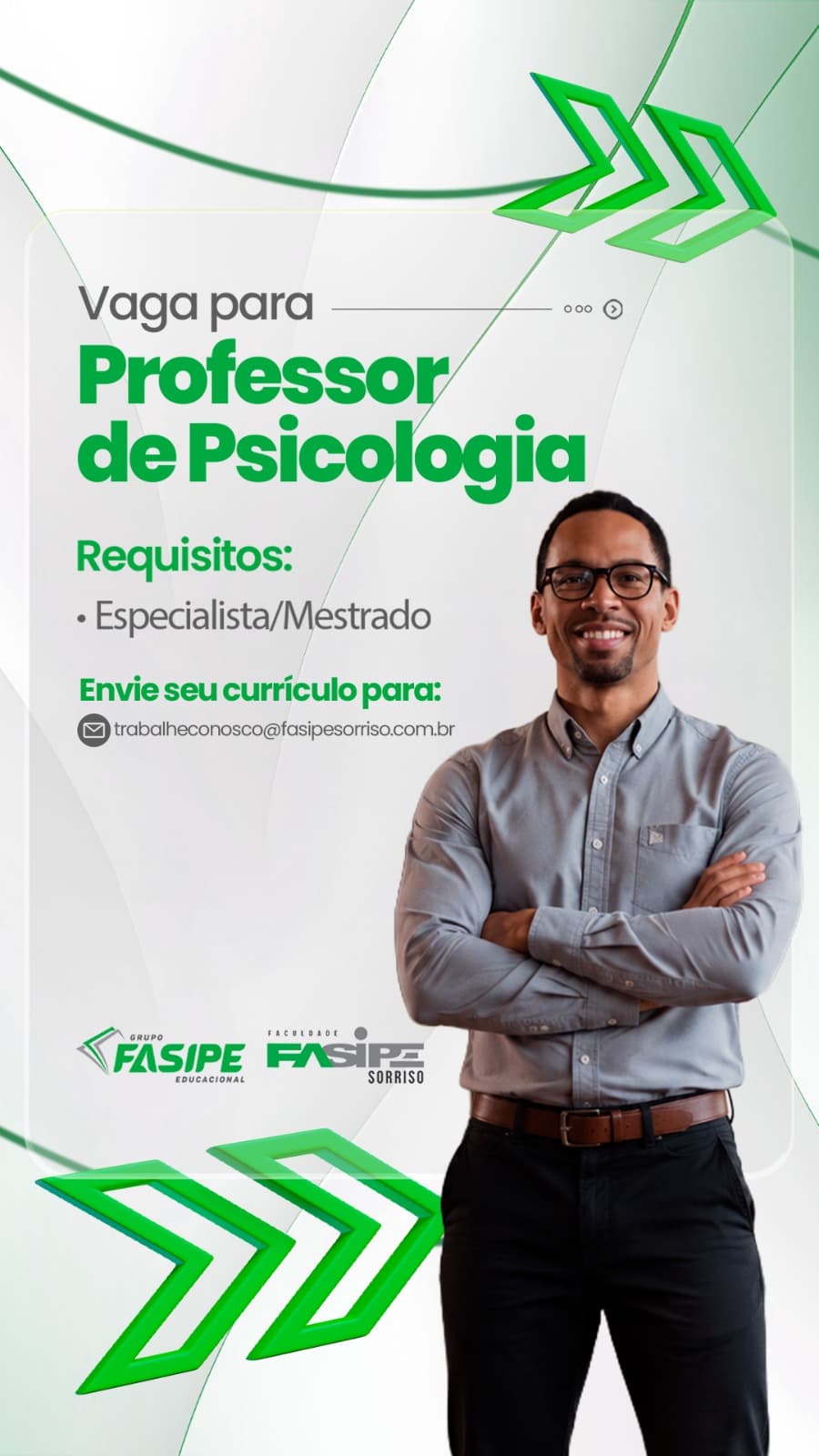Imagem da vaga Professor de Pisicologia